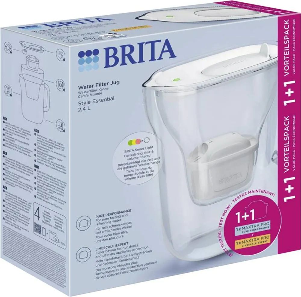 Brita Style Essential inkl. 1 Maxtra Pro Pure + 1 Pro Extra