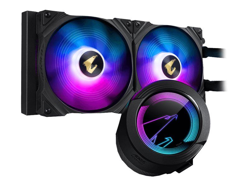 Gigabyte AORUS WATERFORCE 280 - Prozessor-Flüssigkeitskühlsystem - Kühlergröße: 280 mm - (für: LGA2066, LGA2011, LGA1366, LGA1150, LGA1151, LGA1152, LGA1155, LGA1156, LGA1200, LGA1700, TR4, AM4, sTRX4)