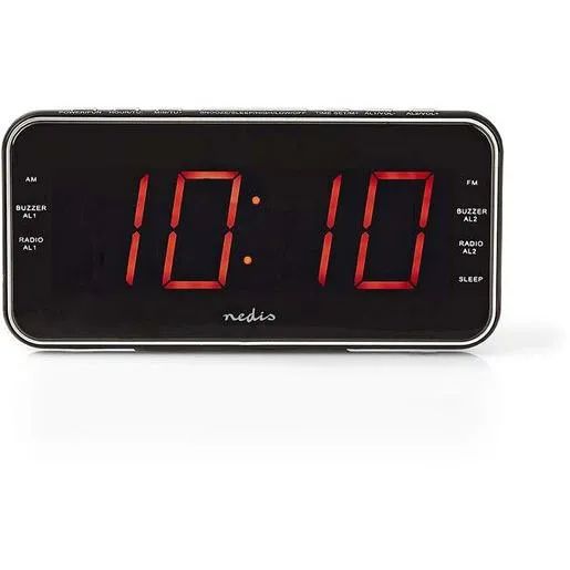 Nedis RADIOWECKER DUAL ALARM / NEDIS CLAR004BK SW CLAR004BK