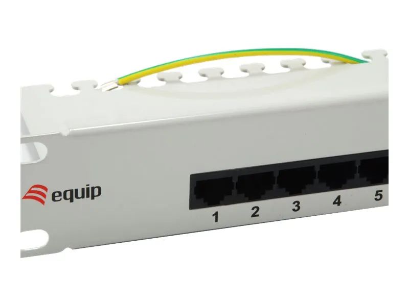 Equip Pro ISDN - Patch Panel - CAT 3 - RJ-45 X 25 - Hellgrau - 1U - 48.3 cm (19")