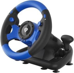 natec Gaming Lenkrad Seaborg 350 für PC/Xbox/PS - Lenkrad - 15 Tasten