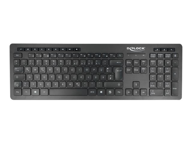Delock Silent - Tastatur - kabellos - 2.4 GHz