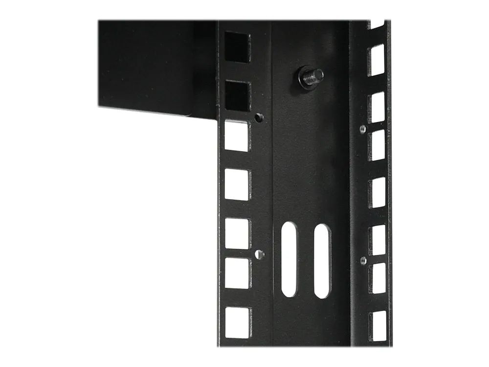 StarTech.com 8HE 19 Zoll Wand Netzwerk Rack - 2 Pfosten, offener Rahmen mit einstellbare Tiefe(30-50cm) Rack für AV/Daten/IT/Studio Geräete - inkl.Käfigmuttern und Schrauben (RK812WALLOA)