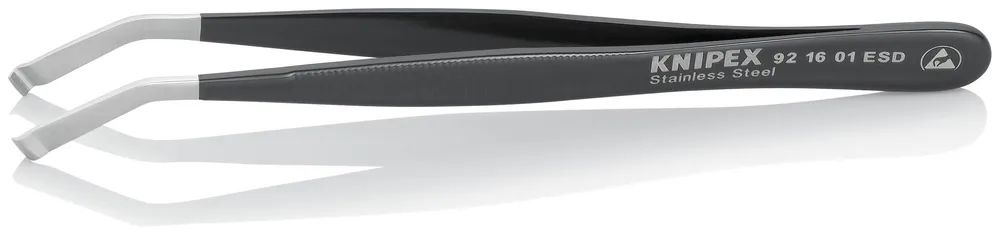 KNIPEX Positionierpinzette ESD Glatt 120 mm