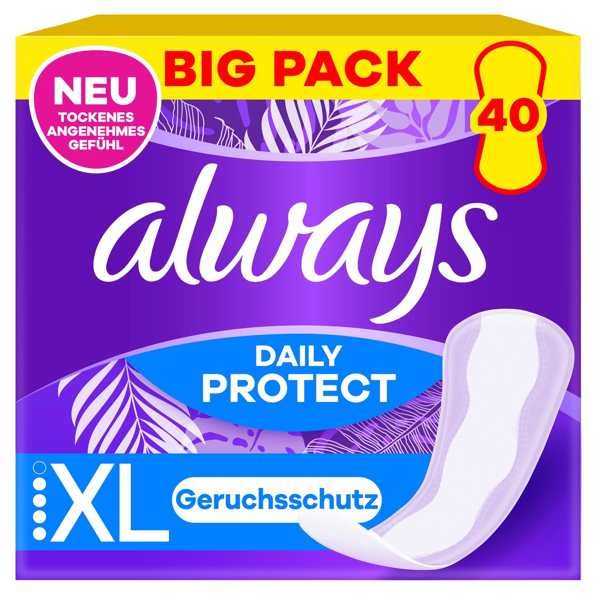 always Daily Protect Extra Long mit leichtem Duft,40Stk.
