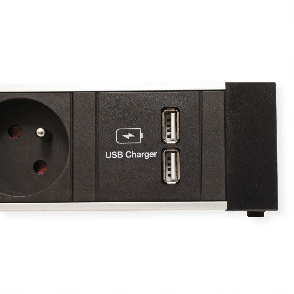 BACHMANN POWER FRAME 3xUTE 1xUSB Charger Strom 0,2m GST18