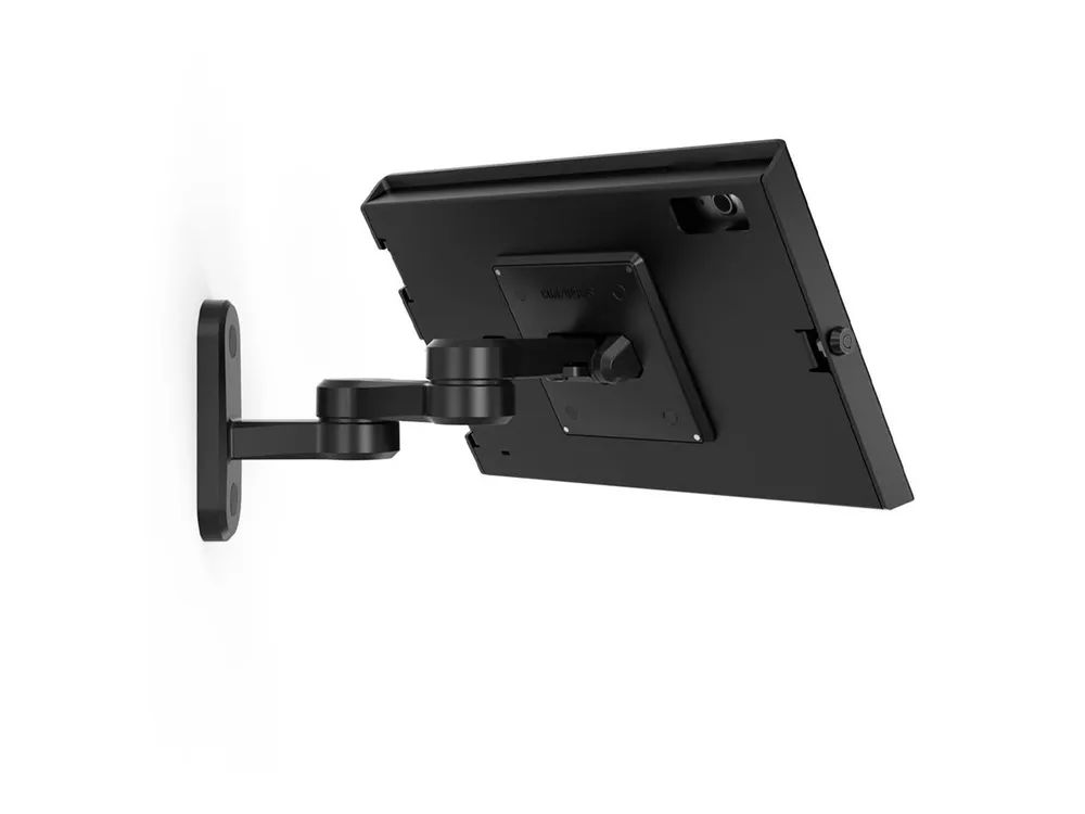 Compulocks Apex - Befestigungskit (Gehäuse, Schwenkarm) - für Tablett - verriegelbar - Metallrahmen - Schwarz - Wandmontage, Thekenbereich, flach oberflächenmontierbar - für Apple 10.9-inch iPad (10. Generation)