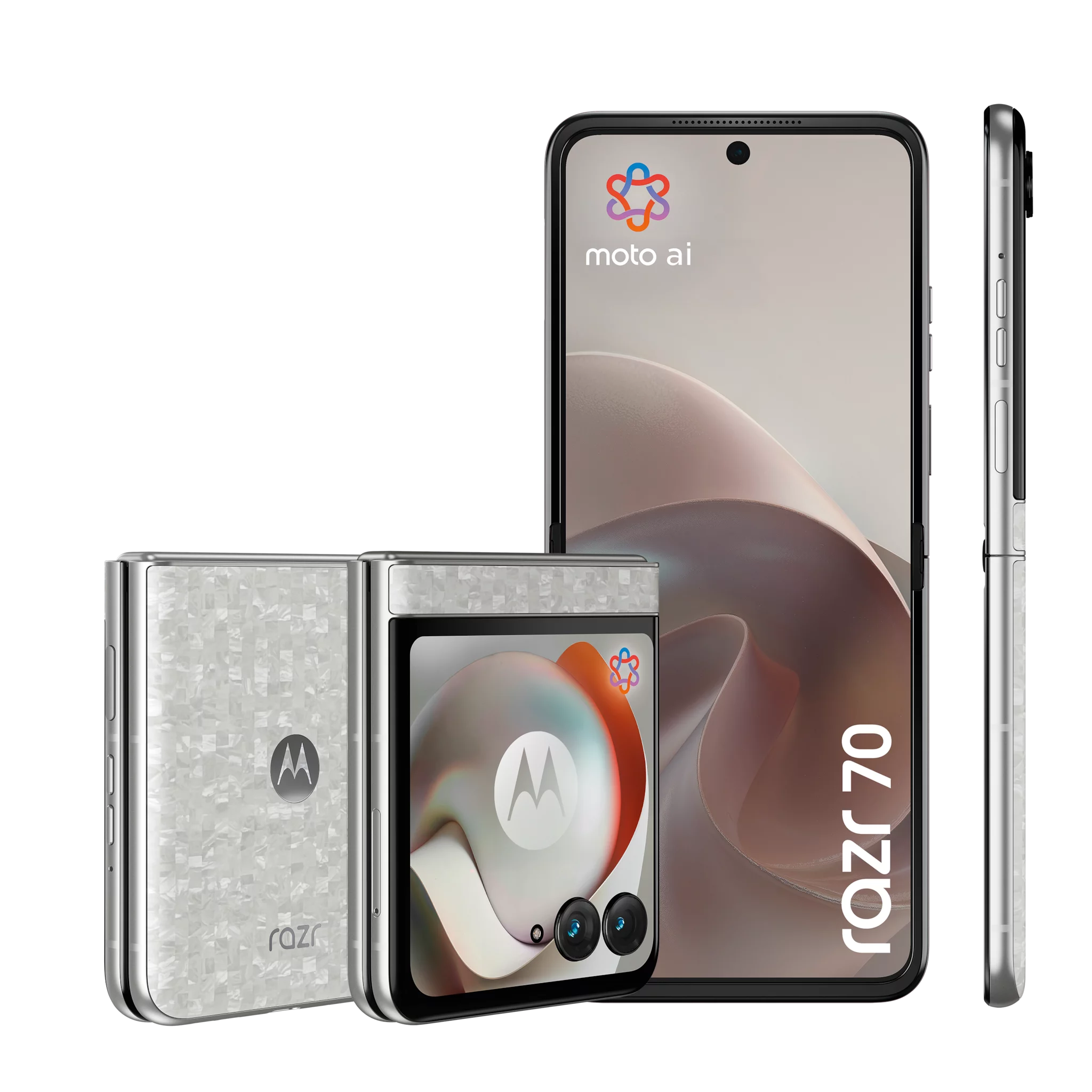 MOTOROLA MOTO RAZR 70 8/256GB, PANTONE BRIGHT WHITE