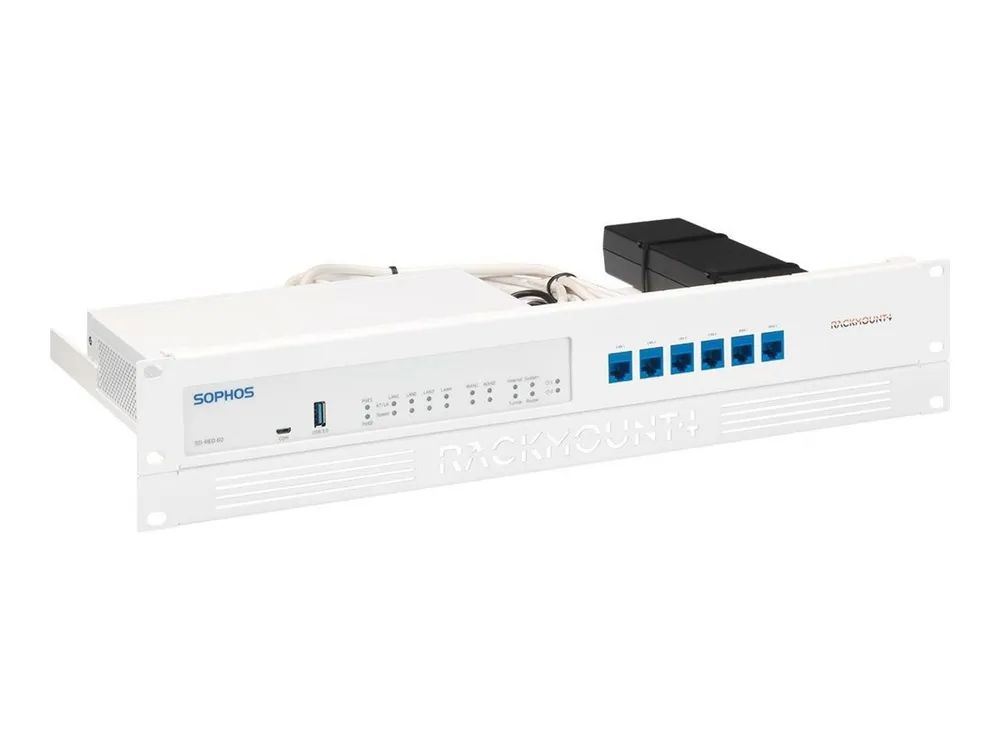 Rackmount.IT RM-SR-T10 - Montagesatz für Netzwerkgeräte - Rack montierbar - RAL 9003, Signal White - 1.3U - 48.3 cm (19")