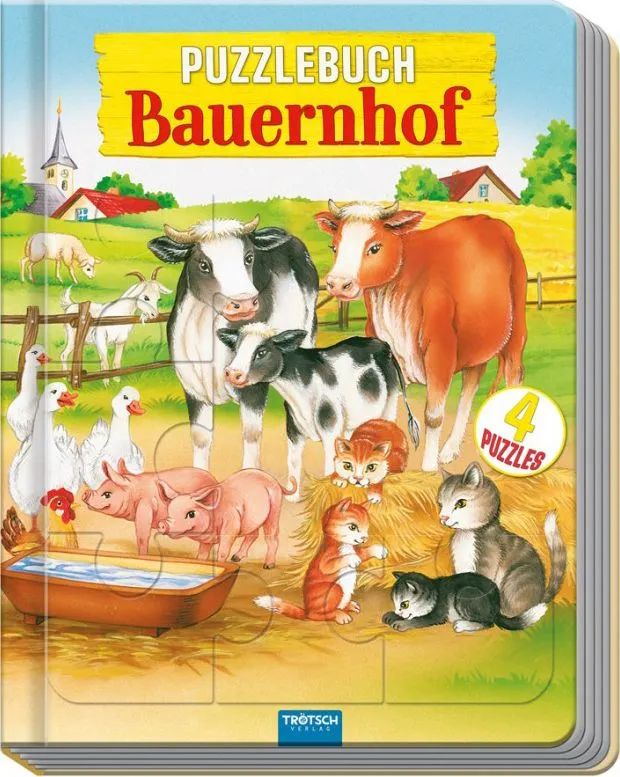 Trötsch Verlag GmbH & Co. KG Puzzlebuch Bauernhof