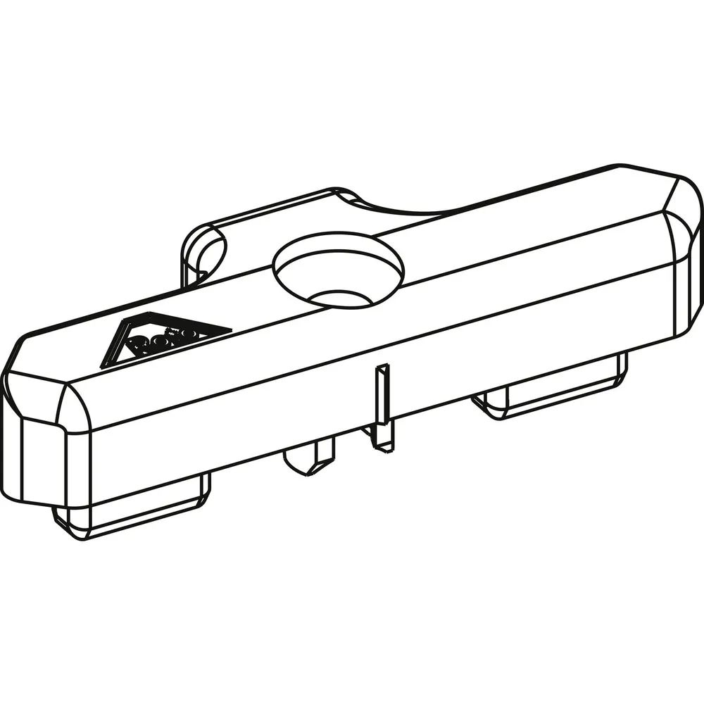 ROTO NT/NX Schließstück PVC 13V KBE/KÖMMERLING/TROCAL Zink