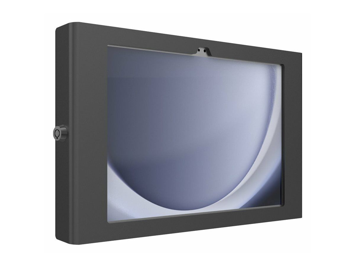 Compulocks Galaxy Tab A9+ Apex Enclosure Wall Mount - Gehäuse - für Tablett - verriegelbar - hochwertiges Aluminium - Schwarz - Bildschirmgröße: 27.94 cm (11")