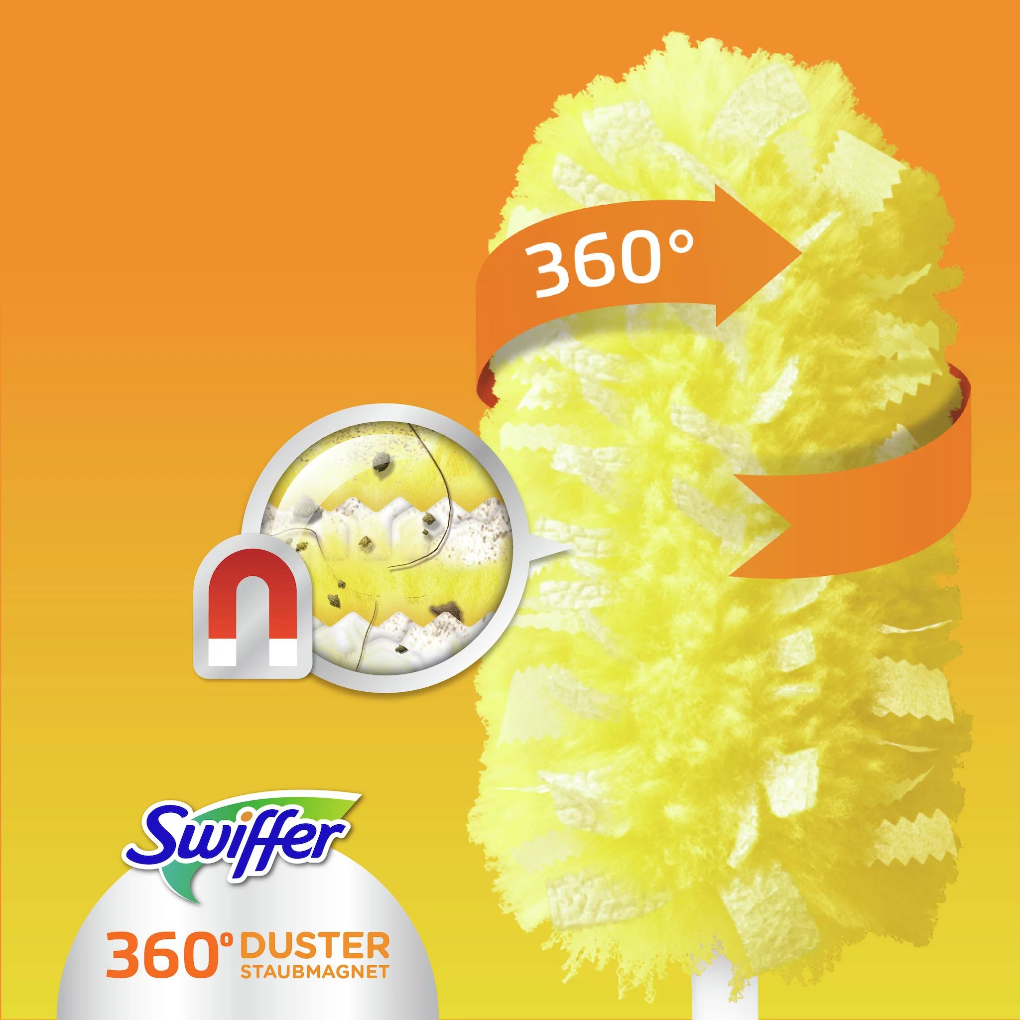 Swiffer Staubmagnet 360° Nachfüller (5 Tücher)