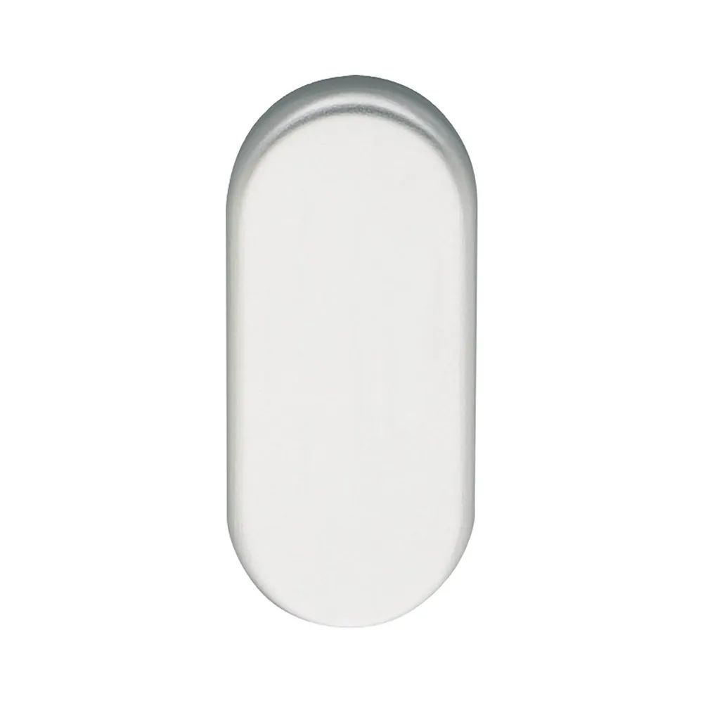 Eco Blindrosette BL, 70 x 33 x 7 mm, Aluminium silber eloxiert