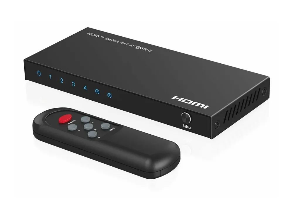 MicroConnect Switch - Fernbedienung - 4 x HDMI