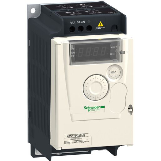 Schneider Electric ALTIVAR12 IP20 0,37KW 1X240V A / SCHN.E ATV12P037M2