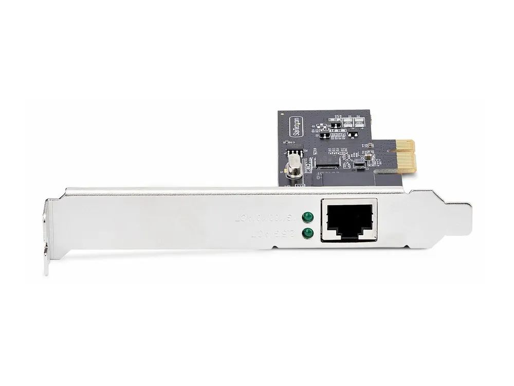 StarTech.com 1-Port 2.5G NBASE-T PCIe Network Card, Computer Network Interface Card, Intel I225-V, Single-Port Ethernet, Multi-Gigabit NIC (PR12GI-NETWORK-CARD)