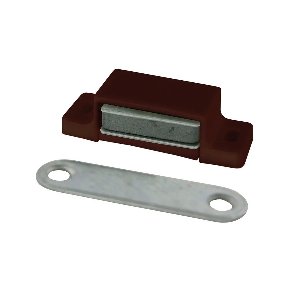 MACO Magnetschnapper M2 inkl. Gegenstück, Haltekraft 4kg, Kunststoff braun