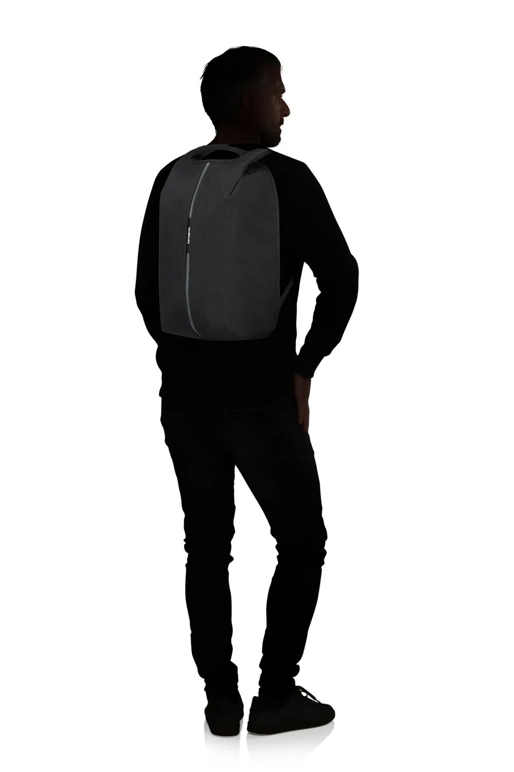 SAMSONITE SECURIPAK LAPT.BACKPACK 15.6", BLACK STEEL
