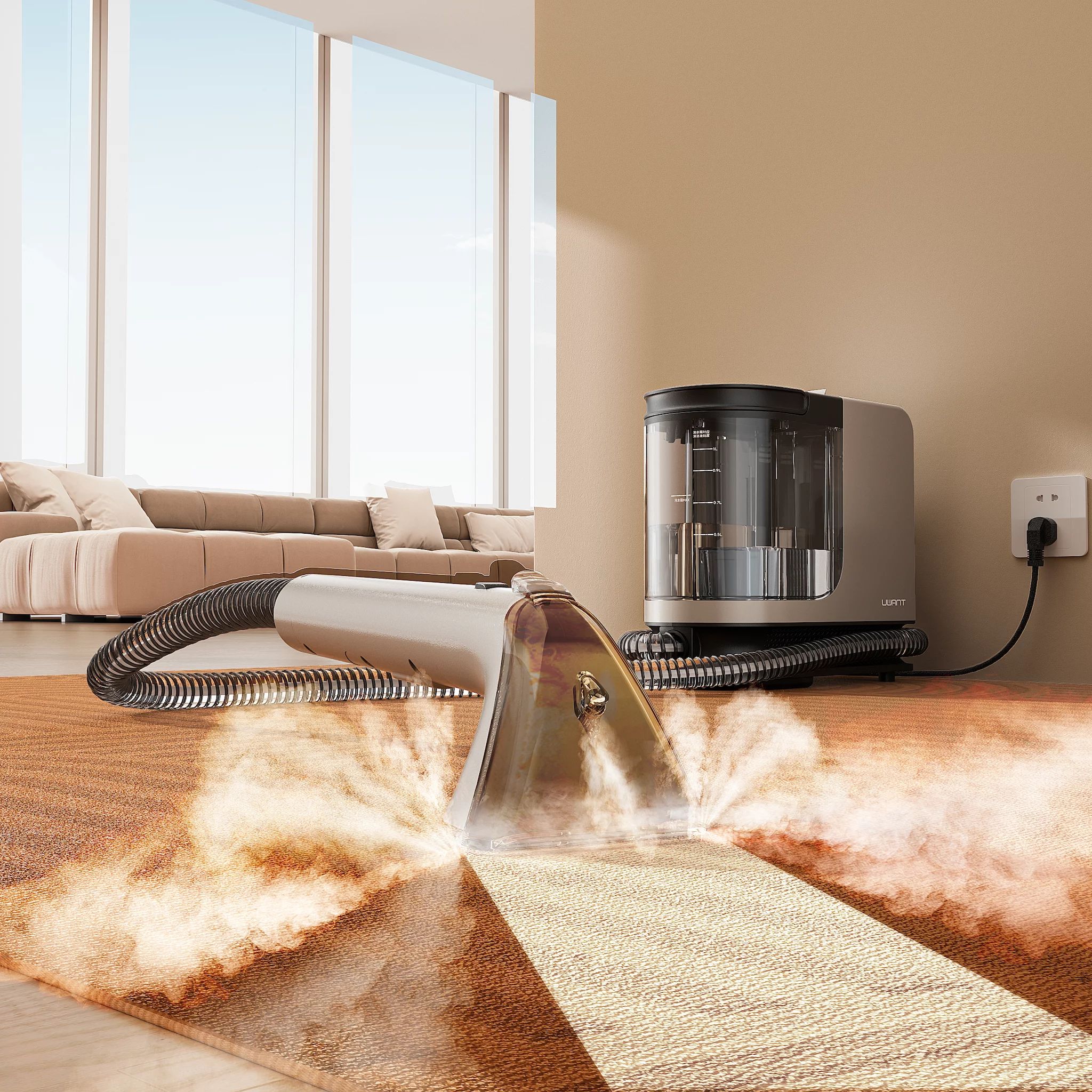 UWANT Y200 Spot Cleaner - Steam 100°C  - 1.750 W - grey
