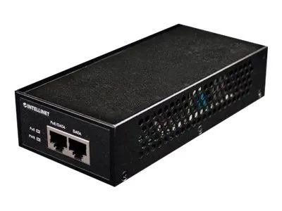 IC Intracom Intellinet Gigabit High-Power PoE+ Injector, 1 x 30 W, IEEE 802.3at/af Power over Ethernet (PoE+/PoE)