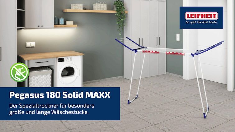 Leifheit Wäscheständer Pegasus 180 Solid Maxx 
