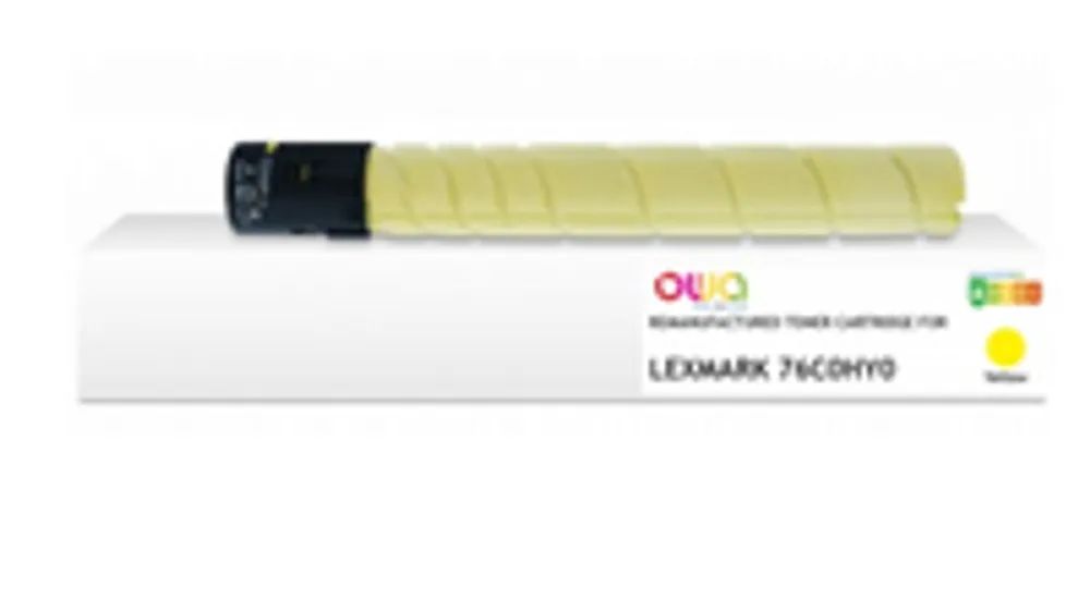 Armor OWA Toner kompatibel zu LEXMARK 76C0HY0 yellow (34.000 S.) - 34000 Seiten - Gelb - 1 Stück(e)
