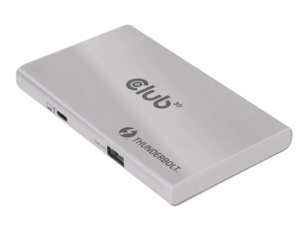 Club 3D Thunderbolt 4 Portable 5-in-1 Hub with Smart Power
