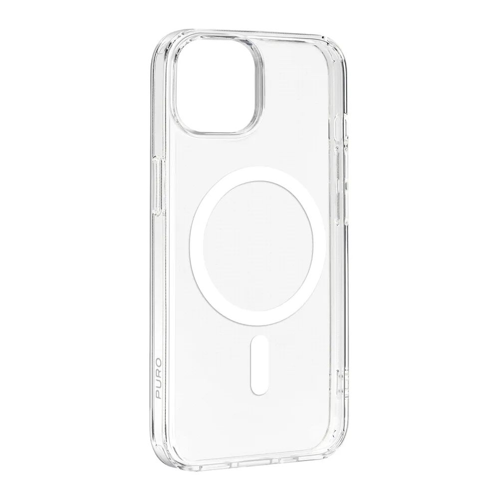 PURO LITE MAG MagSafe kompatibles Cover für iPhone 15, transparent