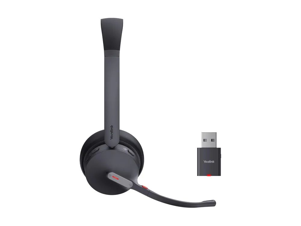 Yealink WH64 Hybrid Dual - Headset - On-Ear - DECT / Bluetooth