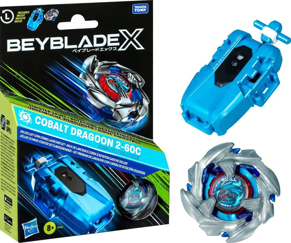 Hasbro European Trading B.V. BEY X Cobalt Dragoon 2-60C Schnur-Starte