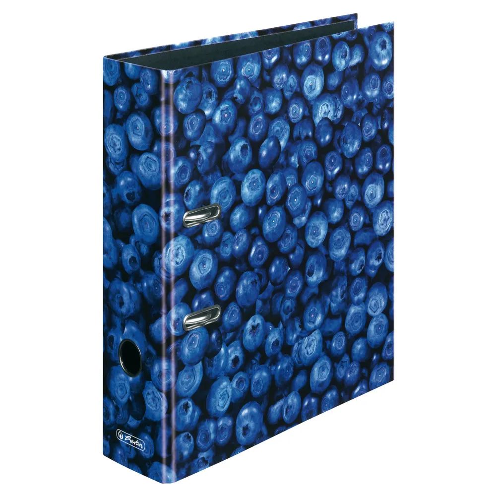 herlitz Ordner maX.file A4 8cm Blaubeere
