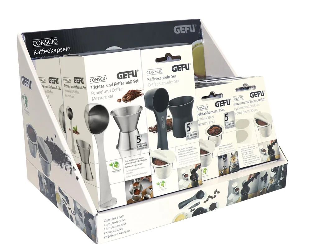 GEFU Display Kaffeekapseln-Set CONSCIO