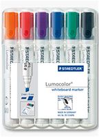STAEDTLER 351 B WP6 - 6 Stück(e) - Schwarz - Blau - Grün - Orange - Rot - Violett - Weiß - Weiß - Polypropylen (PP) - 2 mm