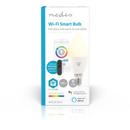 Nedis SMARTLIFE LED E14 470LM 4,9W / NEDIS WIFILRC10E14