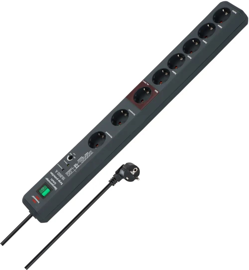 Brennenstuhl Secure-Tec M/S 8-fach 19500A *DE*