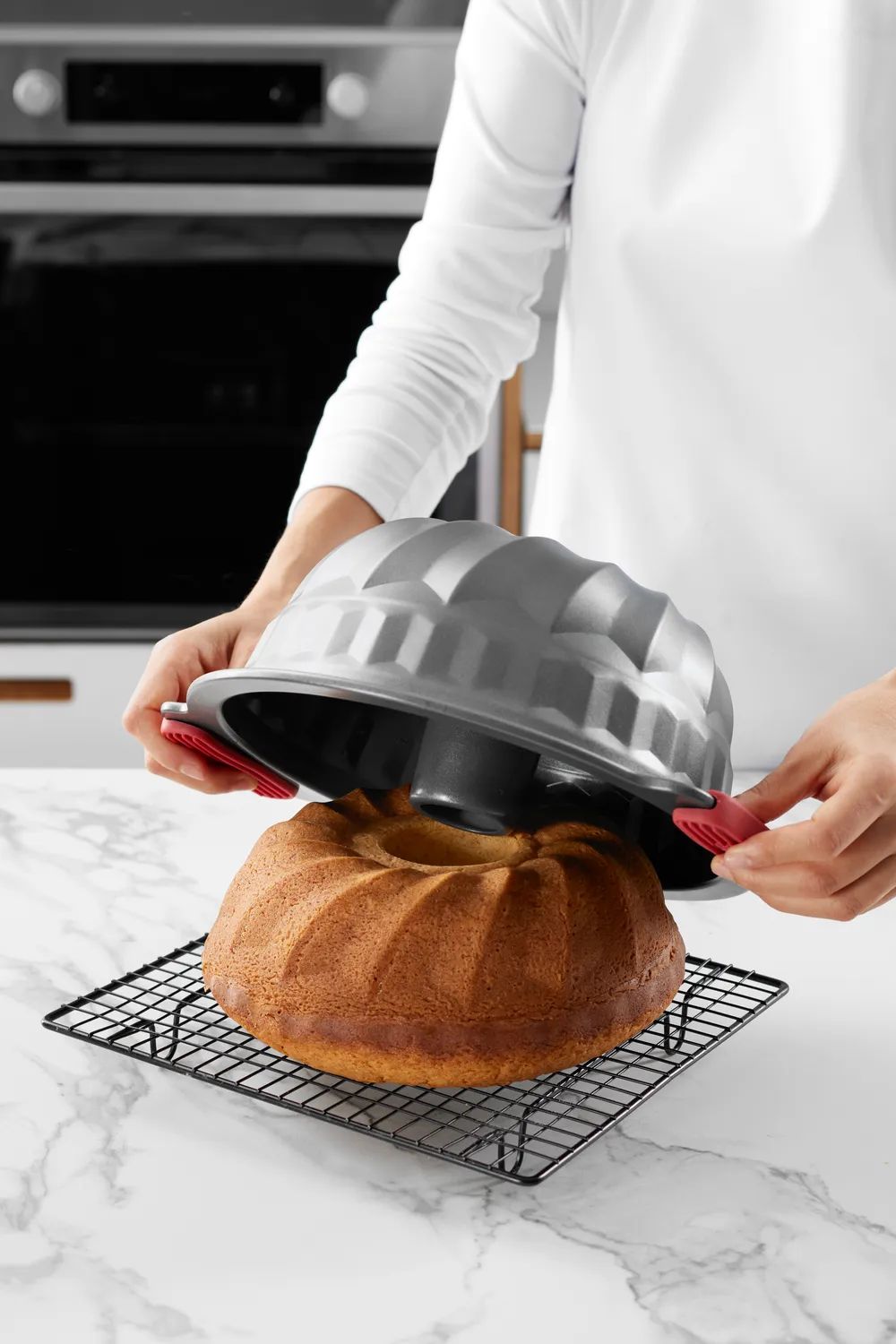 Lékué Antihaftbeschichtete Gugelhupfbackform - Grey