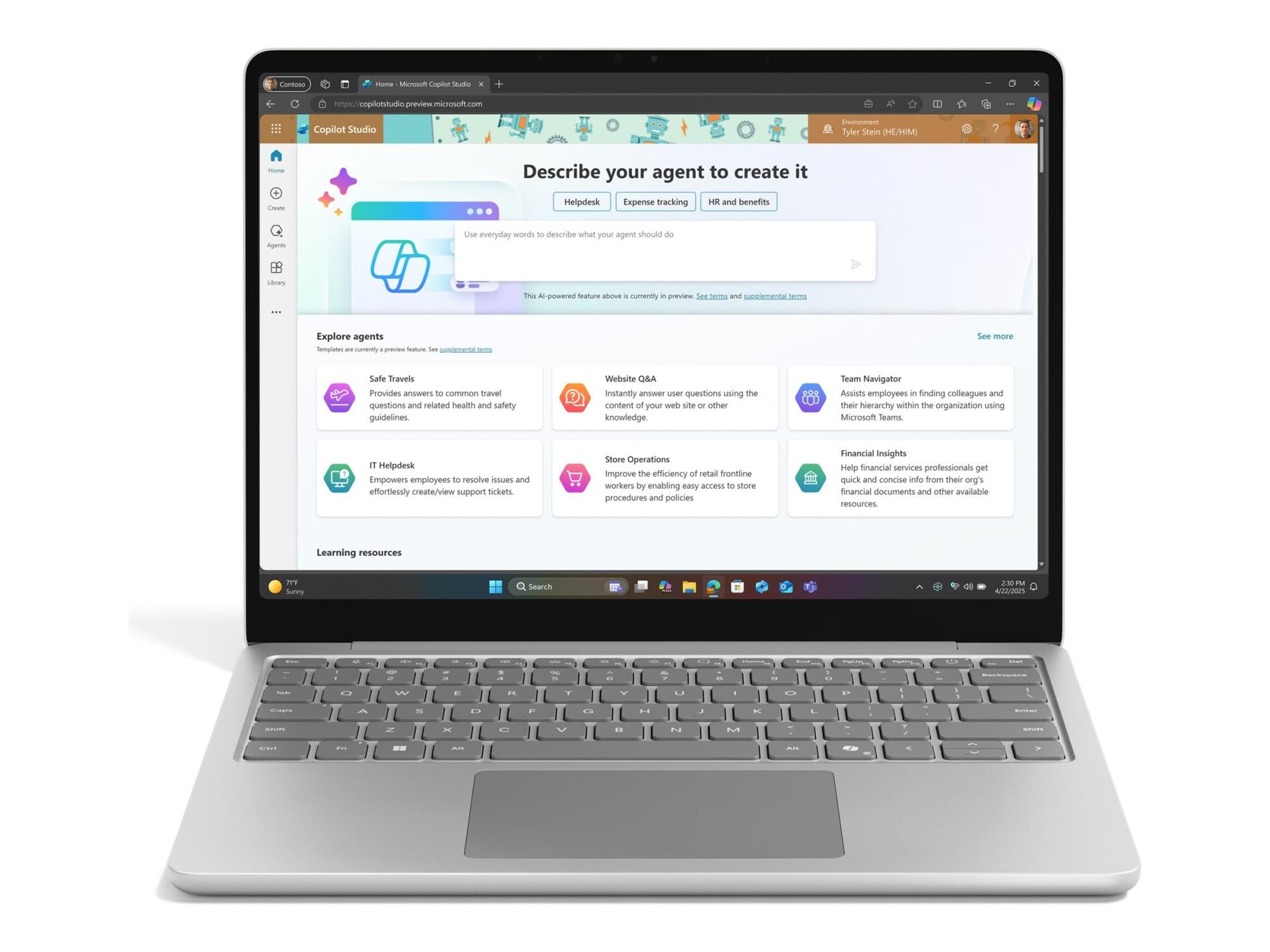 Microsoft Surface Laptop Copilot+ PC for Business - 13-inch - Snapdragon X Plus X1P-42-100 / 3.2 GHz - Win 11 Pro - Qualcomm Adreno - 16 GB RAM - 512 GB SSD - 33 cm (13")