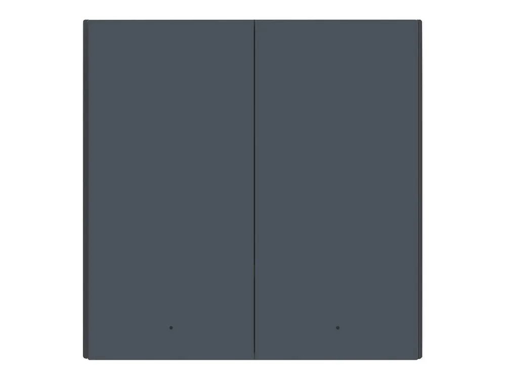 Aqara Smart Wall Switch H1 With Neutral Double Rocker grau HomeKit