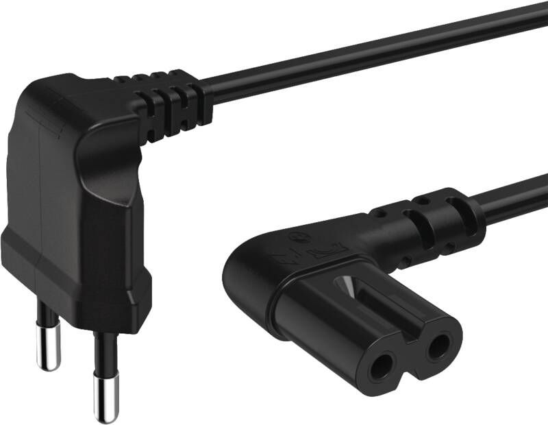 Hama 223282 EURONETZKABEL/1,5M/2F GEWINKELT