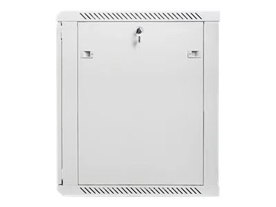Lanberg Schrank Netzwerkschrank - geeignet für Wandmontage - Grau, RAL 7035 - 15U - 48.3 cm (19")