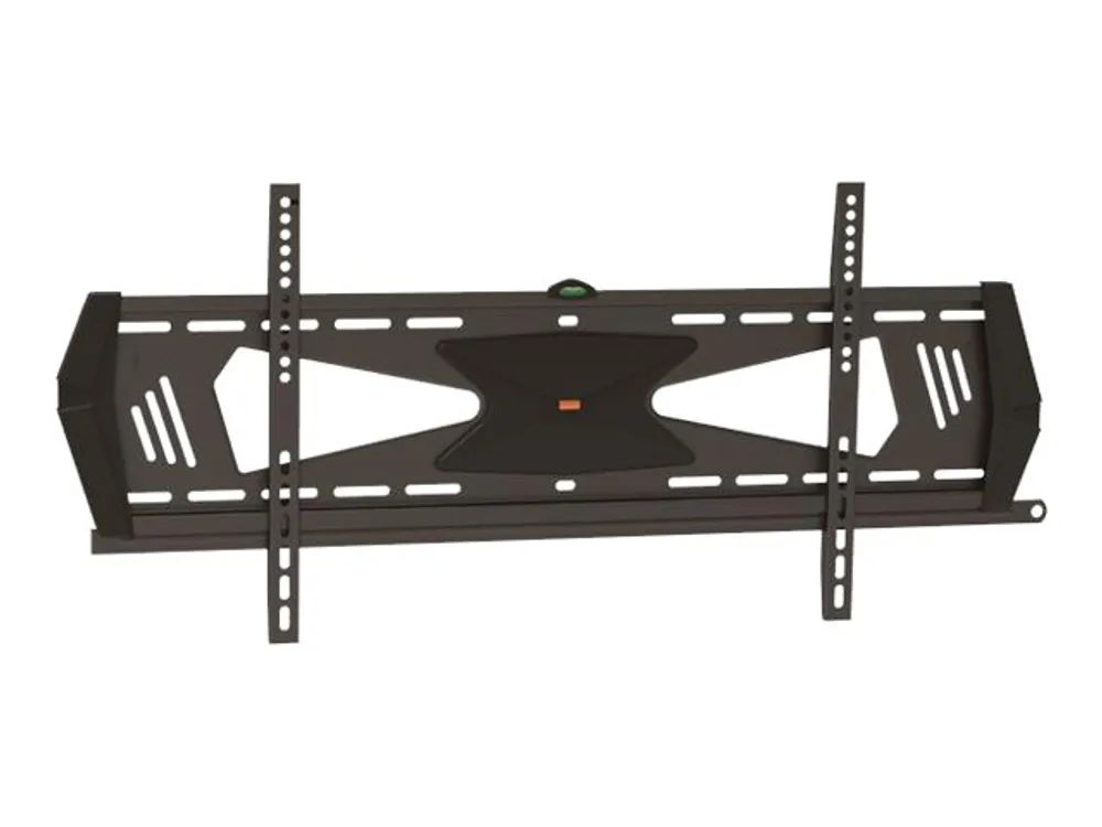 StarTech.com Flache Flachbildfernseher Wandhalterung - für 37 bis 75 TV - Diebstahlsicherung - VESA Halterung - Stahl TV Halterung - Befestigungskit (Wandplatte, 2 Montagehalterungen, Montageleiste, 2 dekorative Hüllen)