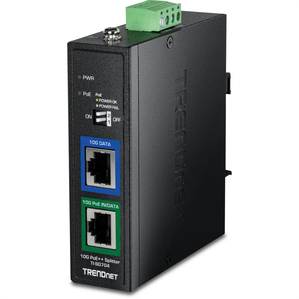TRENDnet TI-SG704 10G PoE++ Splitter Industrial - PoE-Splitter - PoE-Splitter