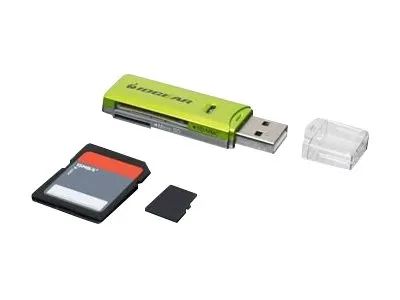 IOGEAR SD/MicroSD/MMC Card Reader/Writer GFR204SD - Kartenleser (MMC, SD, RS-MMC, microSD, SDHC, microSDHC, SDXC)