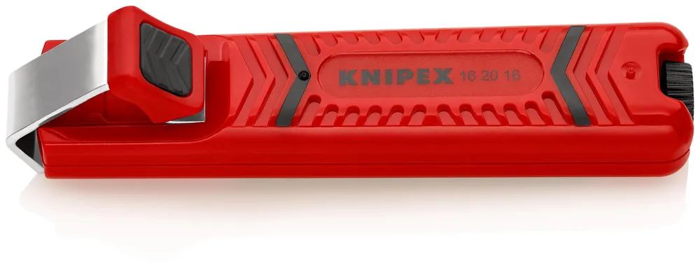 KNIPEX Abmantelungswerkzeug mit Schleppklinge schlagfestes Kunststoffgehäuse 130 mm