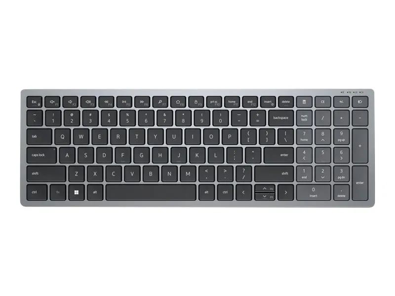Dell KB740 - Tastatur - kompakt, mehrere Geräte - Pan-Nordic QWERTY