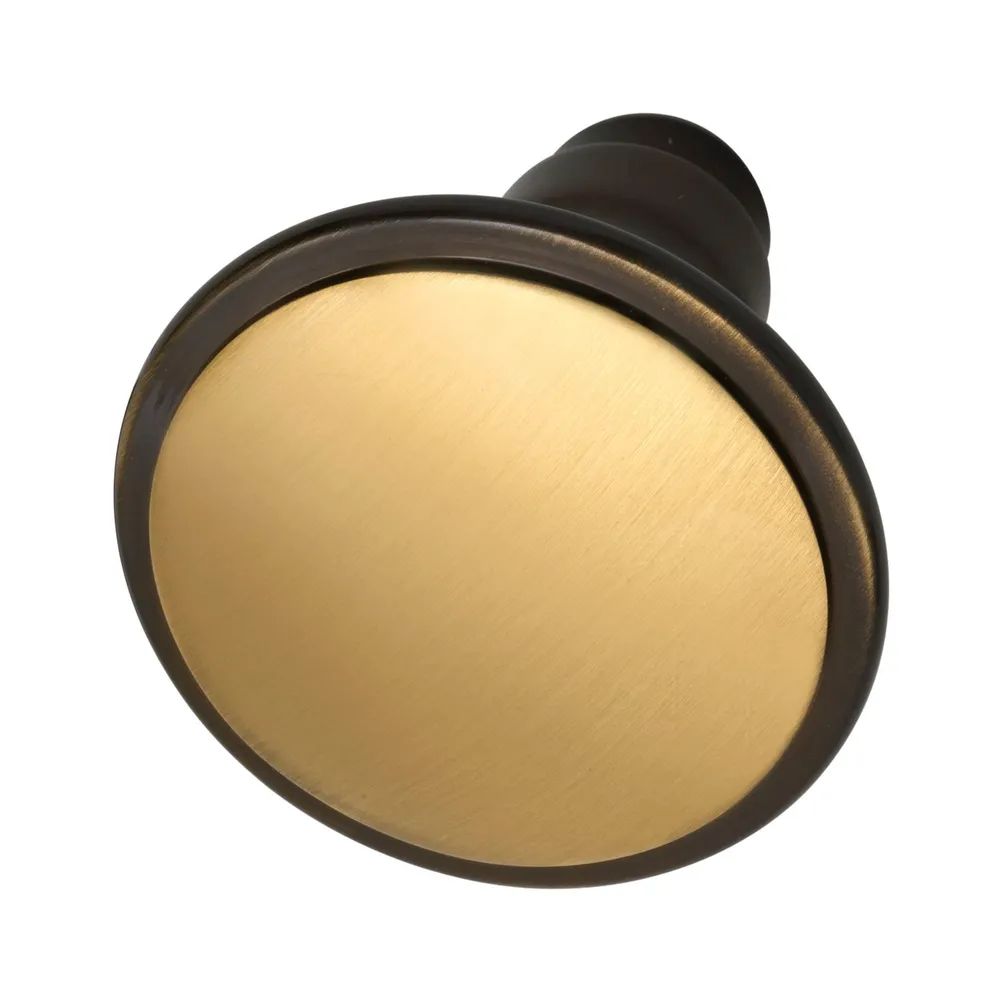 MARCHESI Knopfdrückerlochteil, ø 55 mm, Messing patiniert