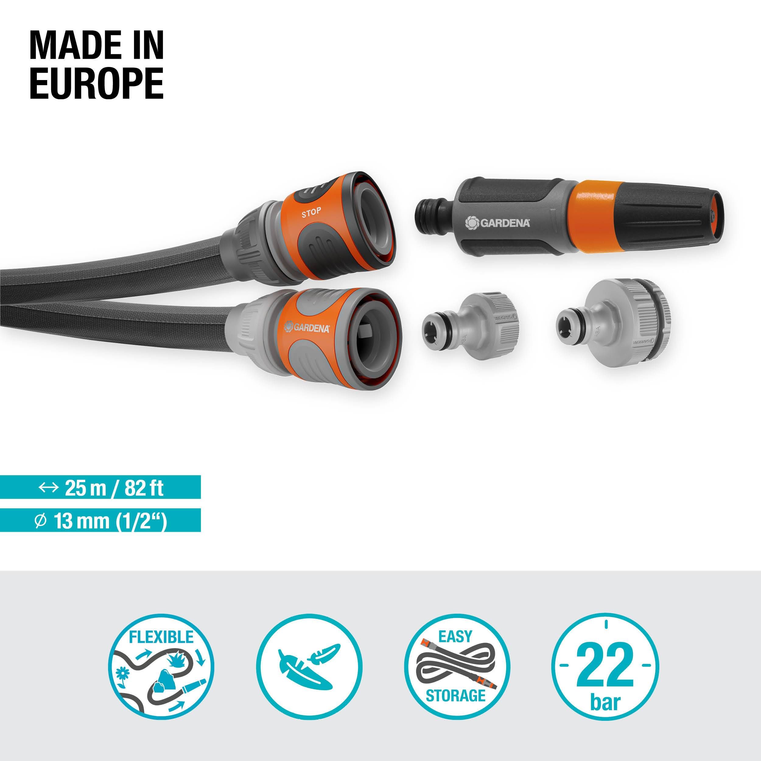 Gardena Liano™ Xtreme 1/2", 15 m Set