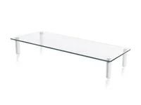 Equip Monitortischerhöhung Glastisch schwarz retail