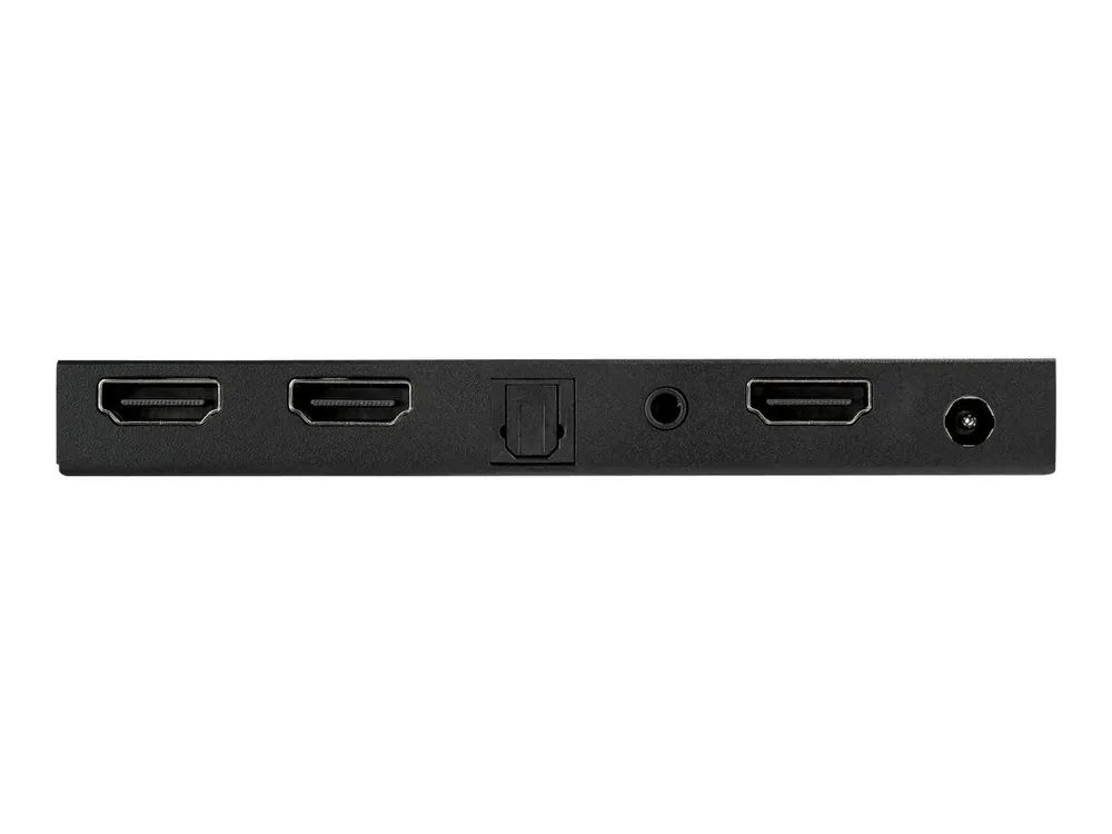 StarTech.com 2 Port HDMI Splitter (4K 60Hz, mit Scaler, HDCP 2.2, EDID Emulation, 7.1 Surround Sound)